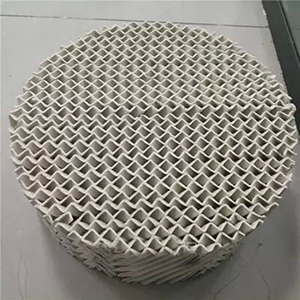 125y ceramic structured packing for chlorinated solvent recovery